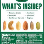 Southern Style Nuts Gourmet Hunter Bulk Trail Mix, 23 oz (Pack of 1), Sesame Sticks, Roasted Peanuts, Sunflower Kernels, Almonds, Cashews & Pepitas, Mixed Nuts, Snacks for Adults & Kids