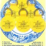 Flatirons Disc Adhesive Plate Hanger Set (6-1.25 Inch Hangers)
