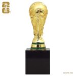 Official FIFA World Cup 2026 Edition – 4 Inch 3D Trophy w Acrylic Base – Timeless Collector’s Item Premium Zinc Alloy – FIFA World Cup Trophy Replica Perfect for Desk, Man Cave, Football Memorabilia