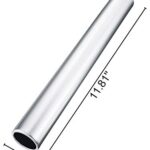 Zhehao 5 Pcs Track Batons for Relay Aluminum Running Field Race Batons for Students, Office, Clark, Outdoor(Silver)