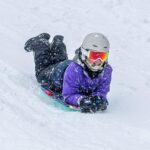 Artikfun 36in Winter Foam Snow Sled with Tow Rope and Handles (Red)