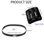 MOPHOEXII Dive Belt with Weights,Coated Lead Diving Weights for Scuba Diving Coated Dive Weights Nylon Dive Belt with Metal Quick Release Buckle for Free Diving-(1lb-3.3lb / 0.5kg-1.5kg) 4pcs