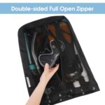 WANDF Swim Bag Mesh Drawstring Backpack Beach Backpack for Swimming, Gym, and Workout Gear(Black)