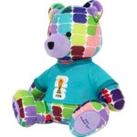 Jazwares FIFA World Cup 2026 10-Inch Colorful Bear Plush – Official 2026 World Cup Collectible with FIFA Trophy Logo Tee – Ages 3+
