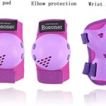 BOSONER Kids/Youth Knee Pads Elbow Pads Wrist Guards Set for 3-15 Years, Child Protective Gear Set for Multi-Sports Outdoor, Roller Skates, Cycling, BMX Bike, Skateboard, Inline Skating, Scooter