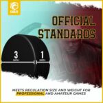 EAGLES Ice Hockey Pucks 1, 2, 3, 6 or 50 Pack | High Grade Pucks Official Regulation Weight & Size for Practice & Classic Training – 6 oz Diameter 3″ Thickness 1″ Black Hockey Puck Roller Hockey