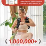 ZELUS Weighted Vest, 6lb/8lb/12lb/16lb/20lb/25lb/30lb Weight Vest with Reflective Stripe for Workout, Strength Training, Running, Fitness, Muscle Building, Weight Loss, Weightlifting, Black(8 lb)