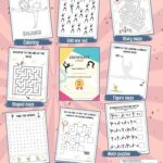 Gymnastics Activity Book For Girls: Fun Gymnast Workbook, Includes Mazes, Word Searches, Coloring And MORE | Ideal For Ages 4, 5, 6, 7, 8