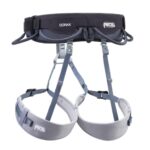 PETZL Corax Climbing Harness – Dark Gray, Size 1