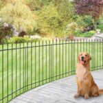 FOREHOGAR Metal Garden Fence 36 in H x 10 ft L,Border Fence Panels Animal Barrier for Dogs, No Dig Garden Fencing for Yard Patio Flower Bed Lawn Outdoor,5 Panels + 6 Stakes Black