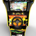 ARCADE1UP The Fast & The Furious Deluxe Arcade Game for Your Home, with 5-Foot-Tall Stand-up Cabinet, 2 Classic Games, and 17-inch LCD Screen