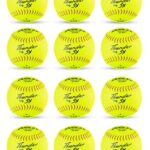 Dudley12″ USASB Thunder Hycon Slowpitch Synthetic Softball – 12 Pack