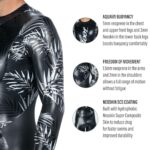 Zoot Men’s Maui Wetsuit, Full Sleeve Neoskin Neoprene Buoyancy Suit for Open Water Swimming, Triathlons & Training – Silver Palm – X-Large