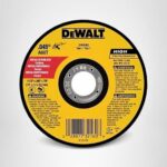 DEWALT 4 1/2 Cut Off Wheel, Angle Grinder Cutting Disc, 5 Pack, Aluminum Oxide Abrasive Chop with 7/8 Arbor for Metal Cutting, Grinding Wheels 4 1/2 in x .045 in (DW8062B5)
