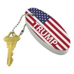 GRAPHICS & MORE President Trump American Flag Floating Keychain Oval Foam Fishing Boat Buoy Key Float