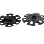 Mons Peak IX Trekking Hiking Walking Ski Poles Snow Powder Mud Sand Baskets (2 Pack)