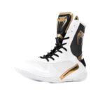 Venum Elite Boxing Shoes – White/Black-Gold