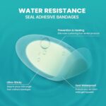 Hydrocolloid Gel Blister Bandages Pads – (Variety Pack) Promifun 32ct Waterproof Adhesive Blisters Bandages – Blister Pads for Heel, Foot, Toe, Feet – Gel Blister Chshions for Prevention & Recovery